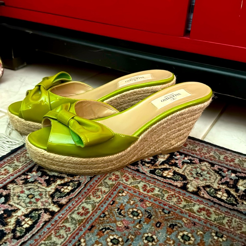 Valentino wedges - size 38 European. Very lightly worn, super comfy!
